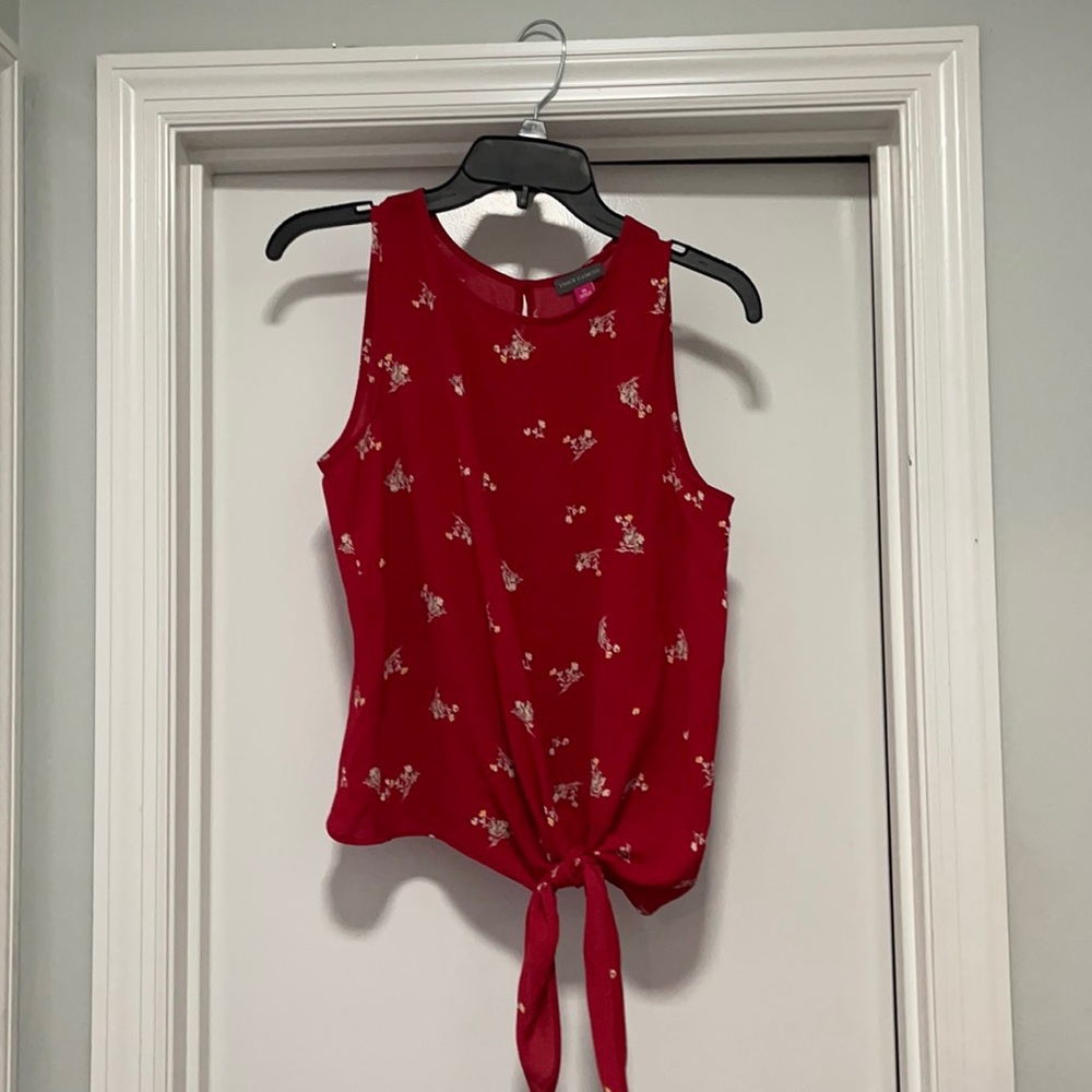 Vince Camita red sleeveless top